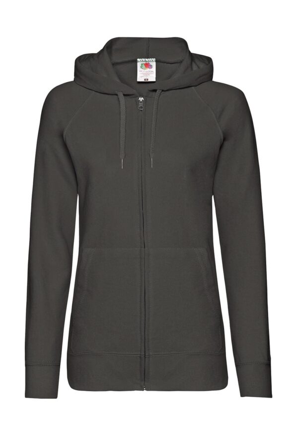 Ladies` Lightweight Hooded Sweat Jacket - Afbeelding 8