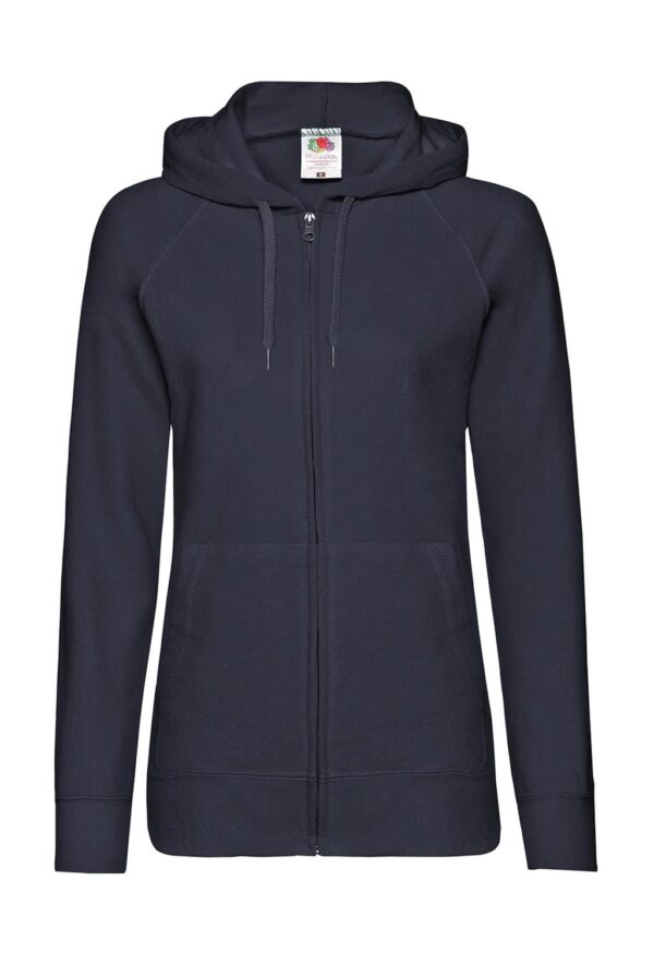 Ladies` Lightweight Hooded Sweat Jacket - Afbeelding 10