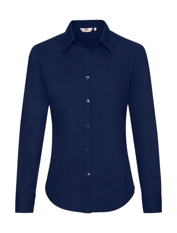 Ladies` Oxford Shirt LS - Afbeelding 8