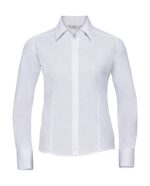 Ladies` LS Fitted Poplin Shirt - Afbeelding 2
