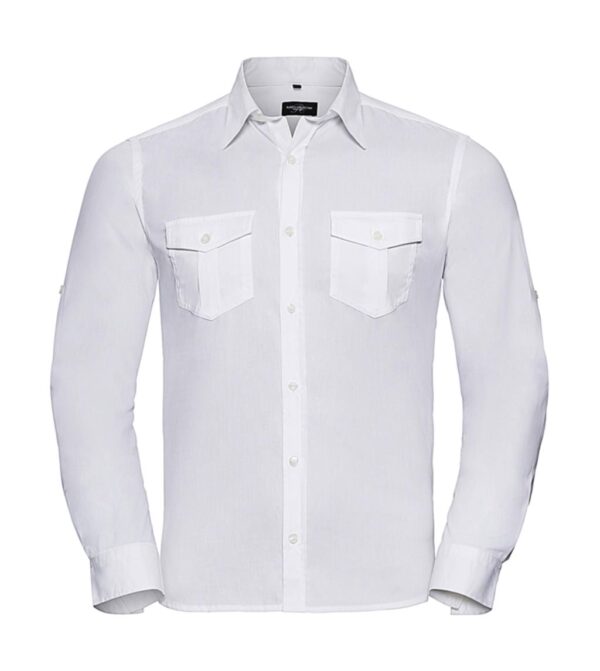 Men`s Roll Sleeve Shirt LS - Afbeelding 2