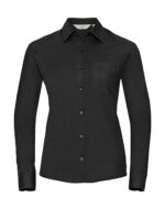 Ladies` Cotton Poplin Shirt LS - Afbeelding 4