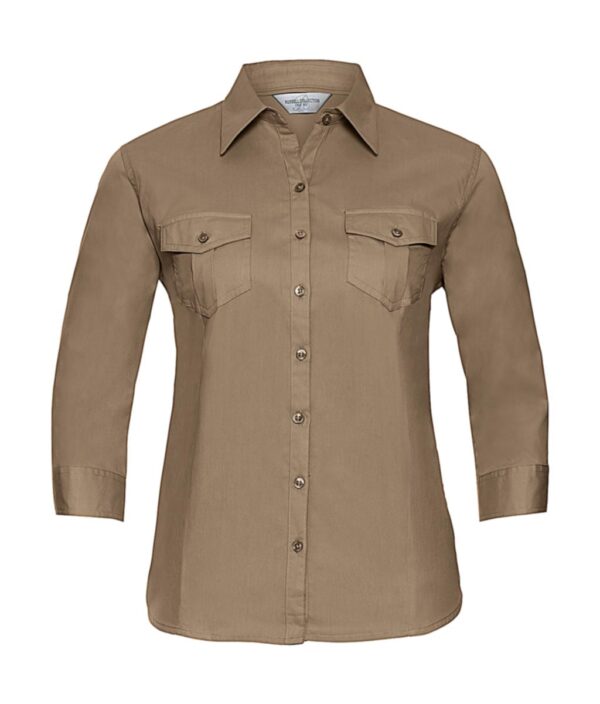 Ladies` Roll 3/4 Sleeve Shirt - Afbeelding 4