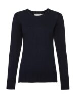 Ladies` Crew Neck Knitted Pullover - Afbeelding 2