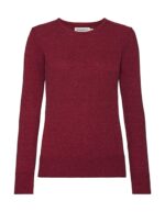 Ladies` Crew Neck Knitted Pullover - Afbeelding 4