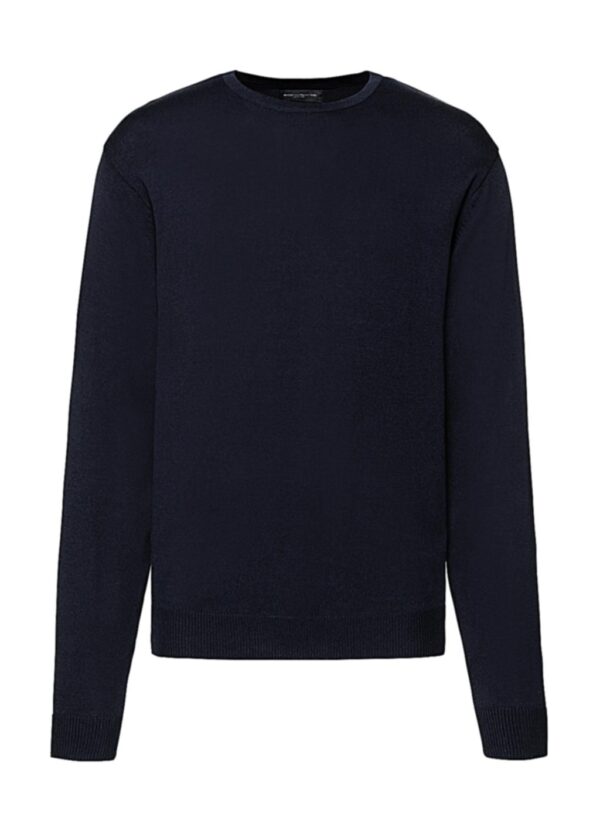 Men`s Crew Neck Knitted Pullover - Afbeelding 3