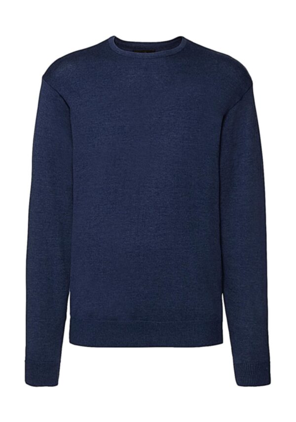 Men`s Crew Neck Knitted Pullover - Afbeelding 4