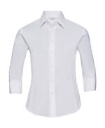 Ladies` 3/4 Sleeve Easy Care Fitted Shirt - Afbeelding 2