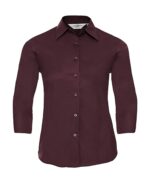 Ladies` 3/4 Sleeve Easy Care Fitted Shirt - Afbeelding 6