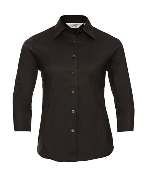Ladies` 3/4 Sleeve Easy Care Fitted Shirt - Afbeelding 8