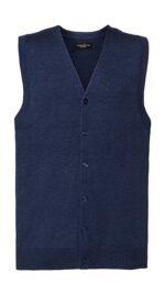 Men`s V-Neck Sleeveless Knitted Cardigan - Afbeelding 2