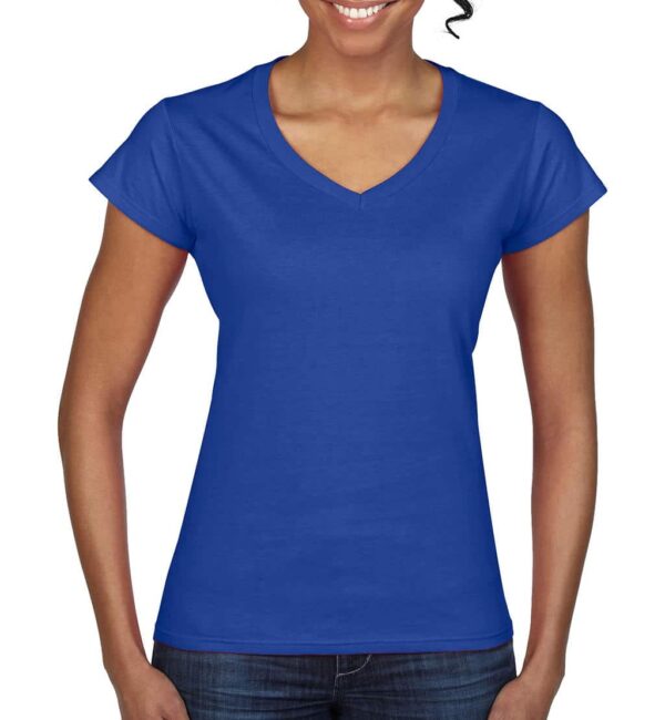 Ladies` Softstyle® V-Neck T-Shirt - Afbeelding 11