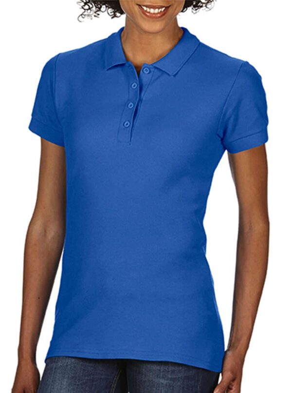 Softstyle® Ladies Double Pique Polo - Afbeelding 6