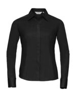 Ladies` LS Fitted Poplin Shirt - Afbeelding 4