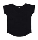 Women`s Loose Fit V Neck T - Afbeelding 2