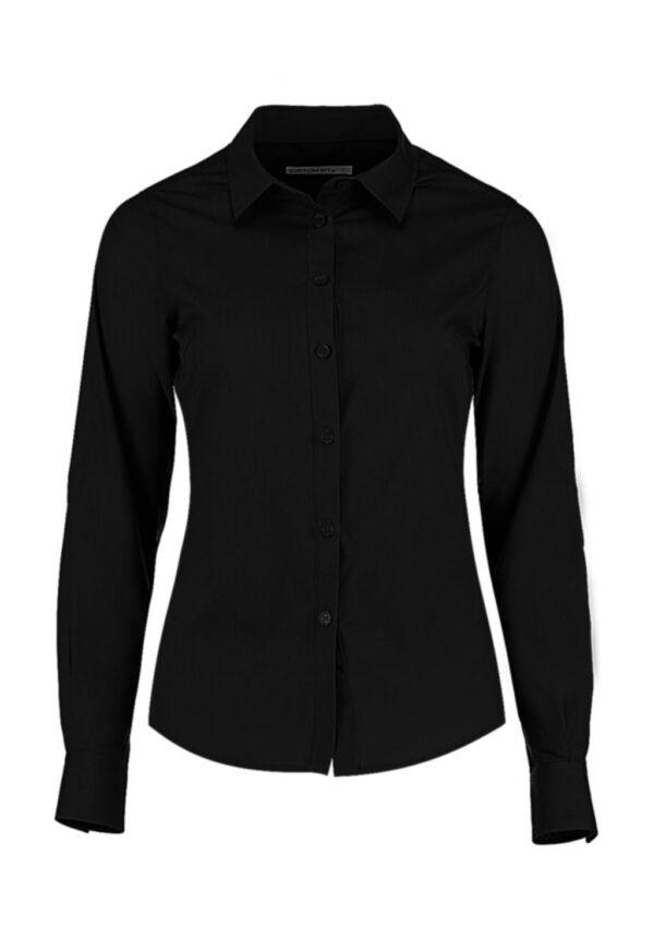 Women`s Tailored Fit Poplin Shirt - Afbeelding 2