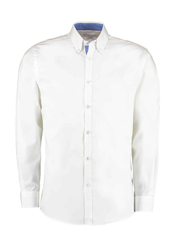 Tailored Fit Premium Contrast Oxford Shirt - Afbeelding 6