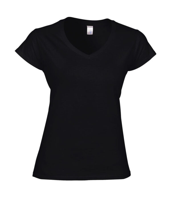 Ladies` Softstyle® V-Neck T-Shirt - Afbeelding 3