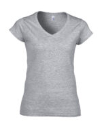 Ladies` Softstyle® V-Neck T-Shirt - Afbeelding 5
