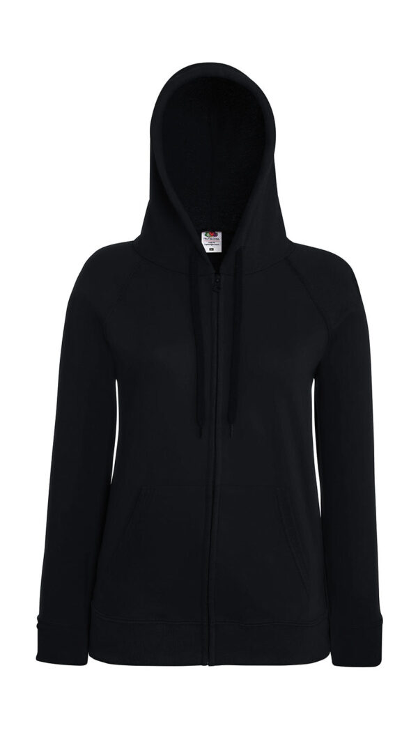 Ladies` Lightweight Hooded Sweat Jacket - Afbeelding 3
