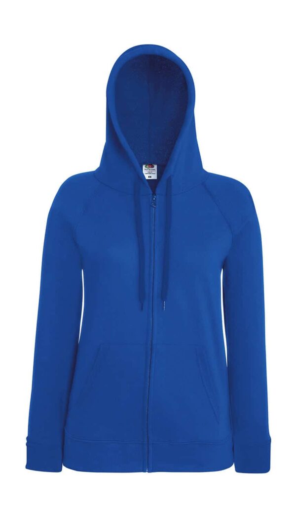 Ladies` Lightweight Hooded Sweat Jacket - Afbeelding 11