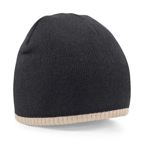 Two-Tone Beanie Knitted Hat - Afbeelding 5