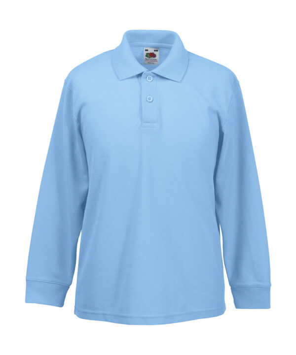 Kids` 65/35 Long Sleeve Polo - Afbeelding 7