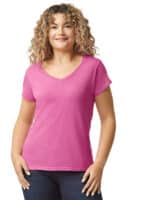 Gildan T-shirt V-Neck SoftStyle SS for her