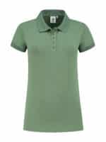 L&S Polo Basic Cot/Elast SS for her