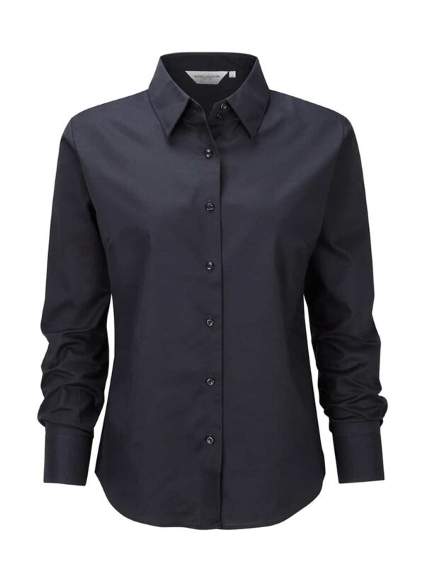 Ladies` Classic Oxford Shirt LS - Afbeelding 3