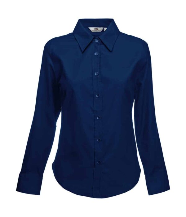 Ladies` Oxford Shirt LS - Afbeelding 7
