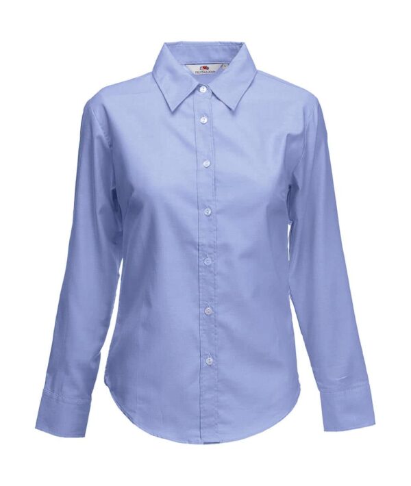 Ladies` Oxford Shirt LS - Afbeelding 9