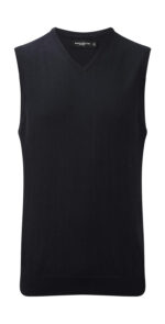 Adults` V-Neck Sleeveless Knitted Pullover - Afbeelding 3