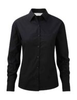 Ladies` Cotton Poplin Shirt LS - Afbeelding 3