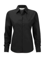 Ladies` LS Poplin Shirt - Afbeelding 3