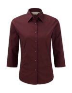 Ladies` 3/4 Sleeve Easy Care Fitted Shirt - Afbeelding 5