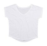 Women`s Loose Fit V Neck T
