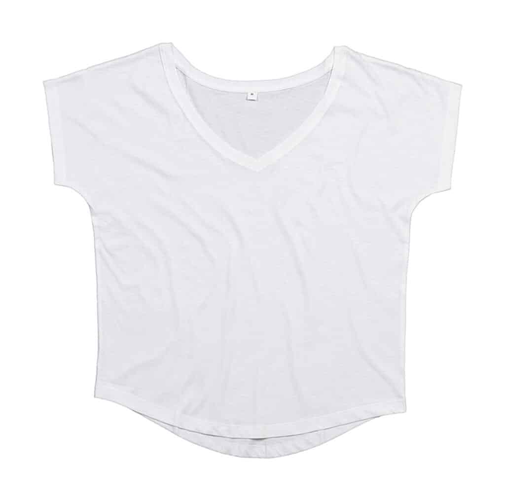 Women`s Loose Fit V Neck T