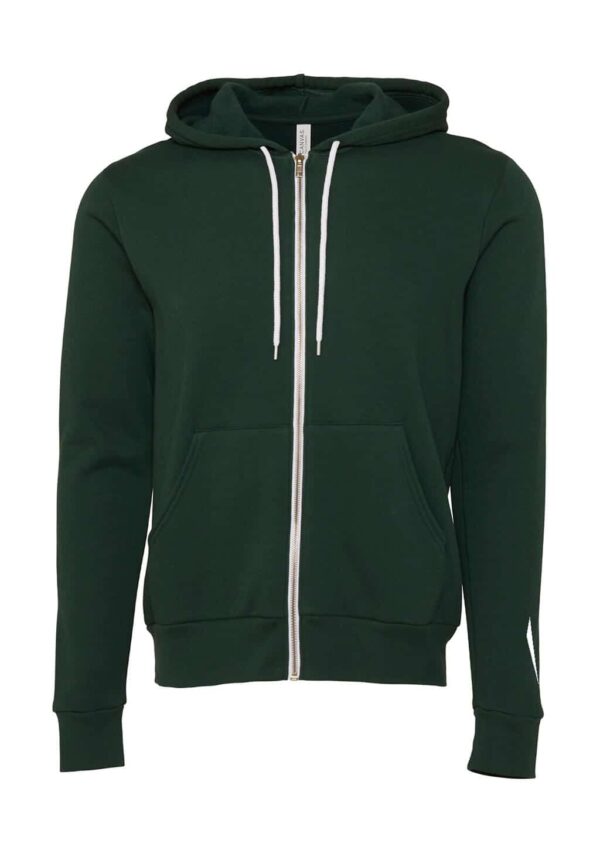 Unisex Poly-Cotton Full Zip Hoodie - Afbeelding 11