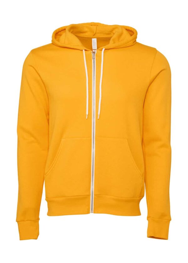 Unisex Poly-Cotton Full Zip Hoodie - Afbeelding 12