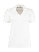 Women`s Regular Fit Comfortec® V Neck Polo - Afbeelding 2