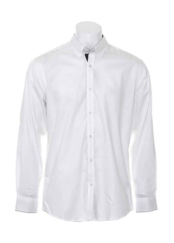 Tailored Fit Premium Contrast Oxford Shirt - Afbeelding 3