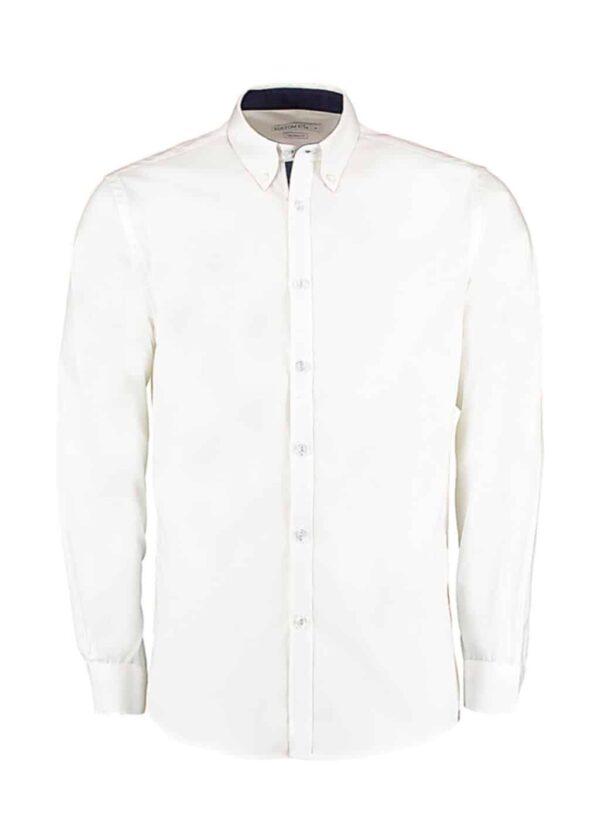 Tailored Fit Premium Contrast Oxford Shirt - Afbeelding 4